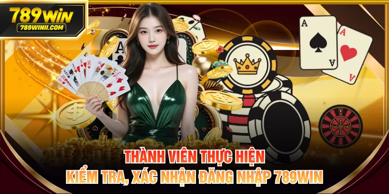 Thành viên thực hiện kiểm tra, xác nhận đăng nhập 789WIN